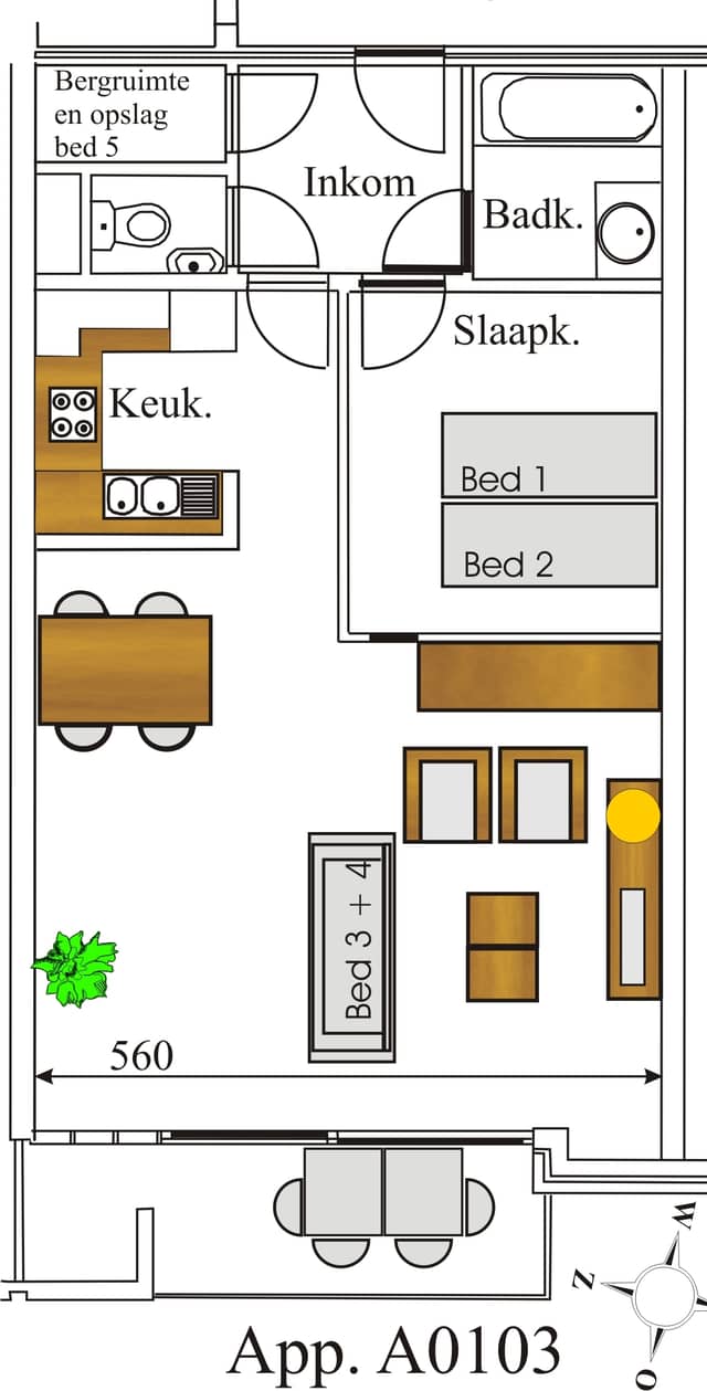 Residentie Bernardus appartement 103 19