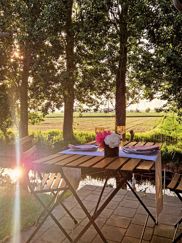 Vue extérieure de b'Oerenstee, Westhoek